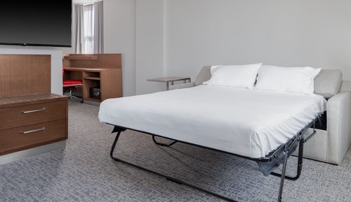 Habitación, 1 cama de matrimonio grande con sofá cama