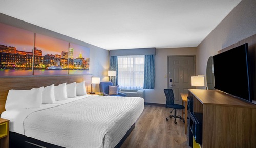 Habitación, 1 cama de matrimonio grande, accesible para personas con discapacidad, no fumadores