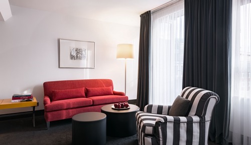 Suite junior, 1 cama de matrimonio grande, cocina básica (Cozy Sitting Corner)