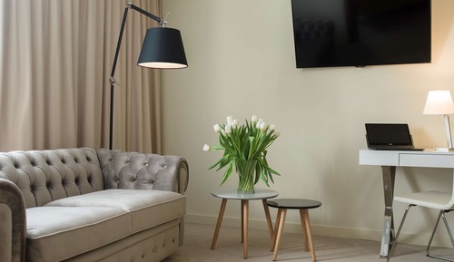 Suite, 1 cama de matrimonio con sofá cama