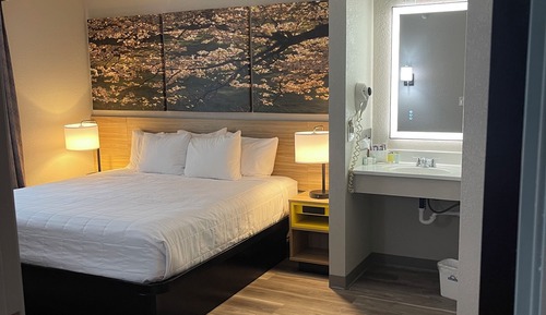 Suite, 1 cama de matrimonio grande con sofá cama