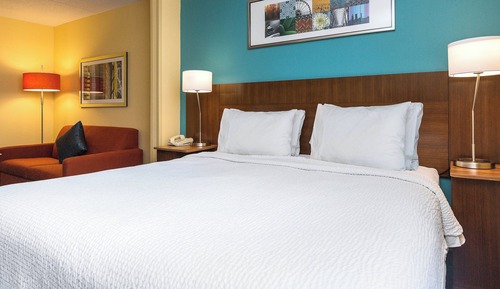 Habitación, 1 cama de matrimonio grande con sofá cama