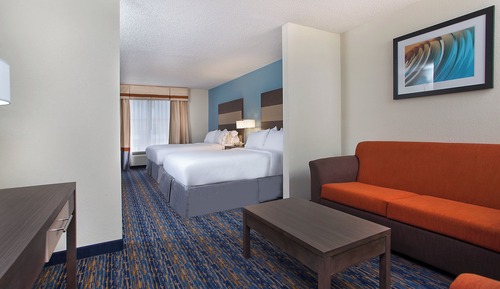 Suite, 2 camas de matrimonio, ducha adaptada (Communications)