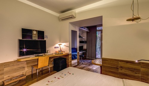 Habitación familiar, 1 cama de matrimonio con sofá cama