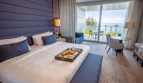 Suite junior, 1 cama de matrimonio grande, vistas al mar