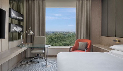 Habitación ejecutiva, 1 cama de matrimonio grande, no fumadores, vistas a la ciudad