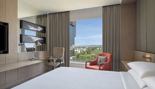 Habitación Deluxe, 1 cama de matrimonio grande, no fumadores, vistas a la ciudad