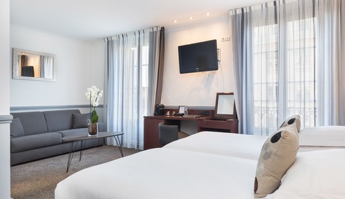 Suite junior, 1 cama de matrimonio grande, no fumadores (Twin bed on request;with Sofabed)