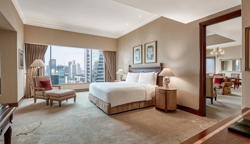 Suite ejecutiva, 1 cama de matrimonio grande, planta ejecutiva (JW Marriott Suite - High Floor)