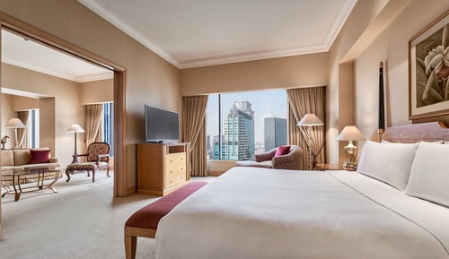 Suite ejecutiva, 1 cama de matrimonio grande, vistas a la ciudad (Larger Suite - High Floor)