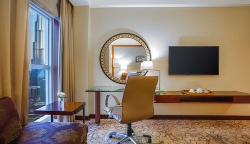 Habitación Deluxe, 1 cama de matrimonio grande (Burj View)