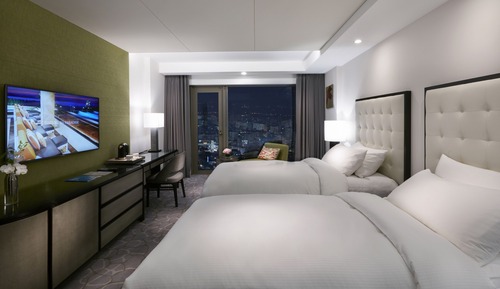 Habitación Deluxe con 2 camas individuales, vistas a la ciudad (Main Building)