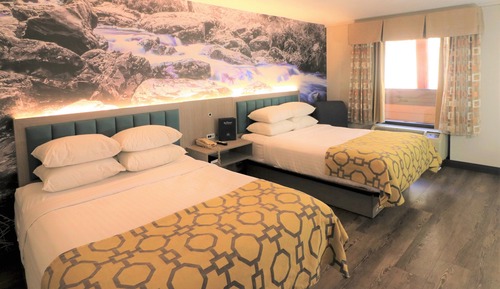 Habitación, 2 camas de matrimonio, no fumadores, vistas al río