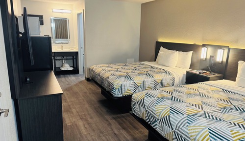 Habitación estándar, 2 camas de matrimonio, no fumadores