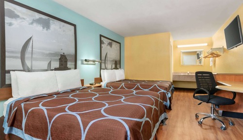 Habitación, 2 camas de matrimonio, fumadores