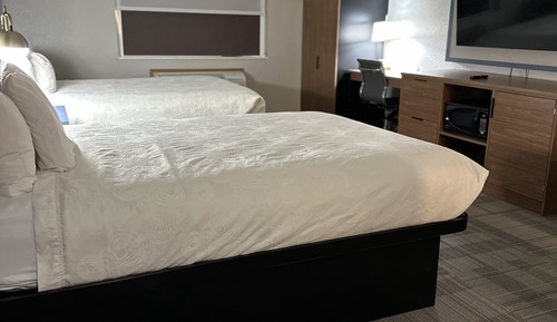 Habitación, 2 camas de matrimonio, accesible para personas con discapacidad, no fumadores