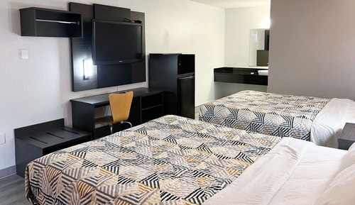 Habitación Deluxe, 2 camas de matrimonio, no fumadores, frigorífico y microondas