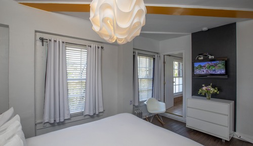 Habitación Deluxe doble, baño privado (Street View)