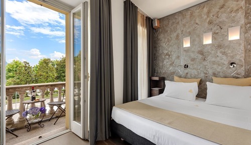 Habitación Deluxe doble, balcón, vistas al lago