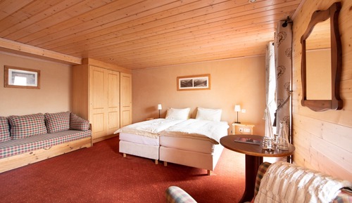 Habitación de lujo con 1 cama doble o 2 individuales, 1 cama doble con sofá cama, baño privado