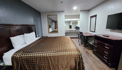 Habitación Deluxe, 1 cama de matrimonio grande, fumadores, frigorífico y microondas