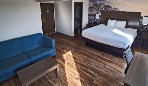 Suite, 1 cama de matrimonio grande con sofá cama, no fumadores