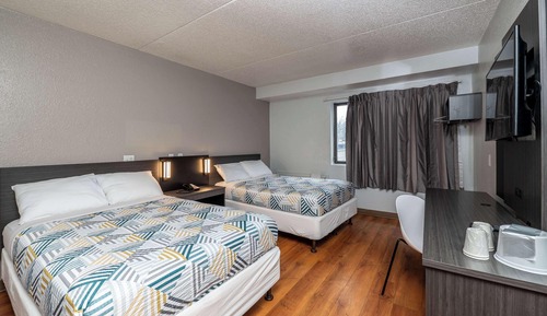 Habitación Deluxe, 2 camas dobles, fumadores, frigorífico y microondas