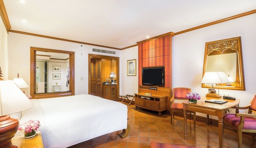 Habitación familiar, 1 cama de matrimonio grande, no fumadores, vistas al jardín (Balcony)