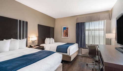Habitación Deluxe, 2 camas de matrimonio, accesible para personas con discapacidad, no fumadores