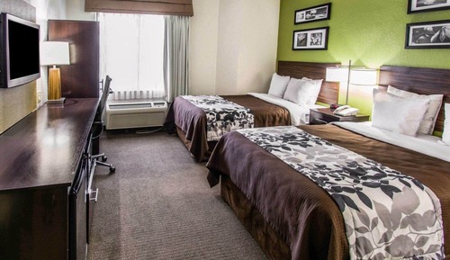 Habitación, 2 camas de matrimonio, accesible para personas con discapacidad, no fumadores
