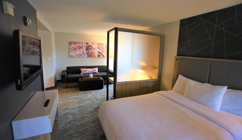 Estudio, 1 cama de matrimonio grande, no fumadores (Mobility/Hearing Access, Roll-in Shwr)