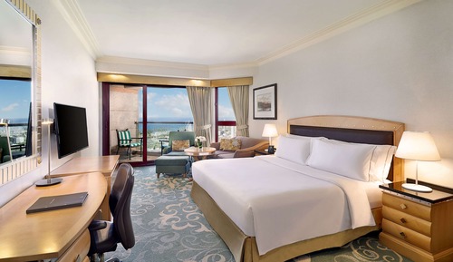 Habitación Deluxe, 1 cama de matrimonio grande, vistas al mar