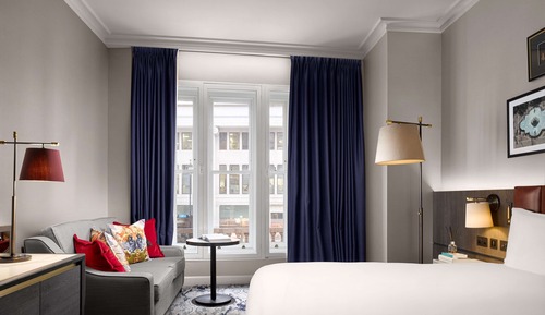 Habitación familiar, 1 cama de matrimonio grande con sofá cama (St James)