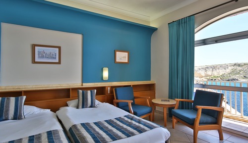 Habitación, vistas a la bahía