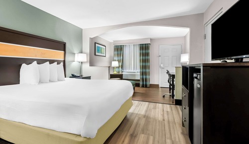 Habitación estándar, 1 cama de matrimonio grande, fumadores, frigorífico y microondas