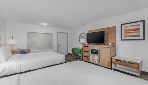Habitación estándar, 2 camas de matrimonio, accesible para personas con discapacidad