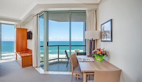 Estudio Deluxe, vistas al mar