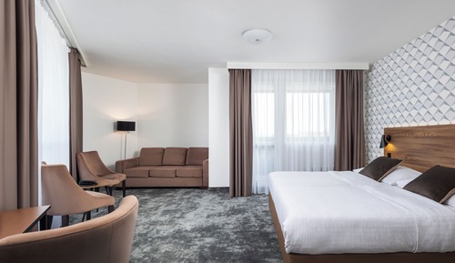 Suite Deluxe, acceso a la piscina