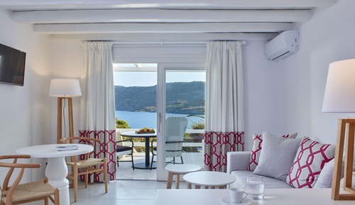 Suite, bañera de hidromasaje, vistas al mar (Archipelagos)