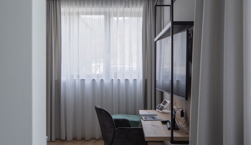 Habitación exclusiva doble, 1 habitación, no fumadores, vistas a la ciudad