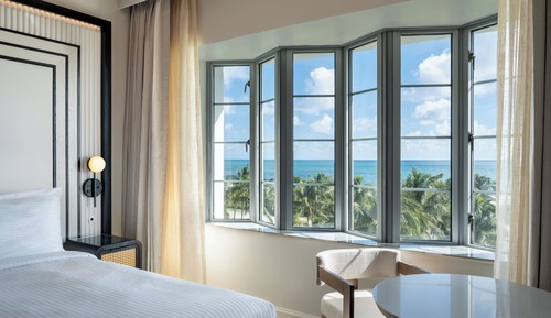 Habitación Deluxe, 1 cama de matrimonio grande, vistas al mar