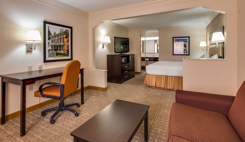 Suite, 1 cama de matrimonio grande, no fumadores, microondas (No Pets)