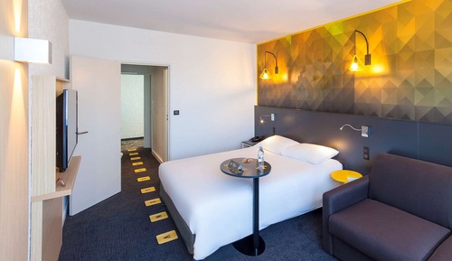 Habitación, 1 cama doble con sofá cama