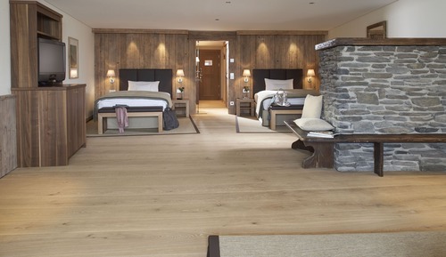 Habitación de diseño con 2 camas individuales, 2 habitaciones, balcón (Lodge Deluxe Twin)