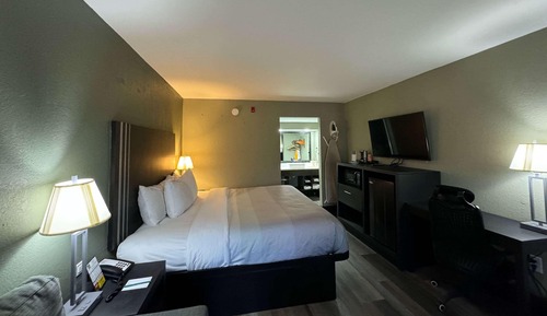 Habitación, 1 cama de matrimonio grande, accesible para personas con discapacidad, no fumadores