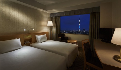 Habitación económica con 2 camas individuales, no fumadores (SKYTREE View)