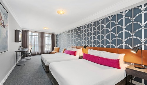 Estudio, 2 camas de matrimonio (Weekly Housekeeping)