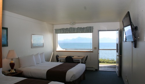 Habitación superior, 2 camas de matrimonio, vistas al mar