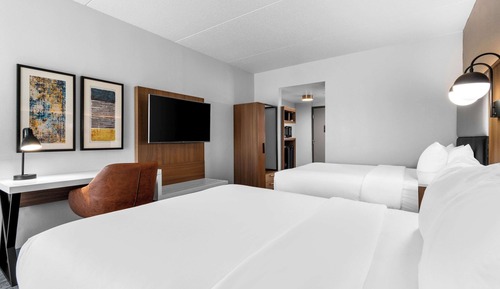 Habitación estándar, 2 camas de matrimonio, no fumadores