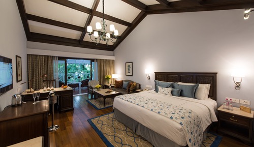 Suite de lujo, 1 cama de matrimonio grande, vistas al jardín